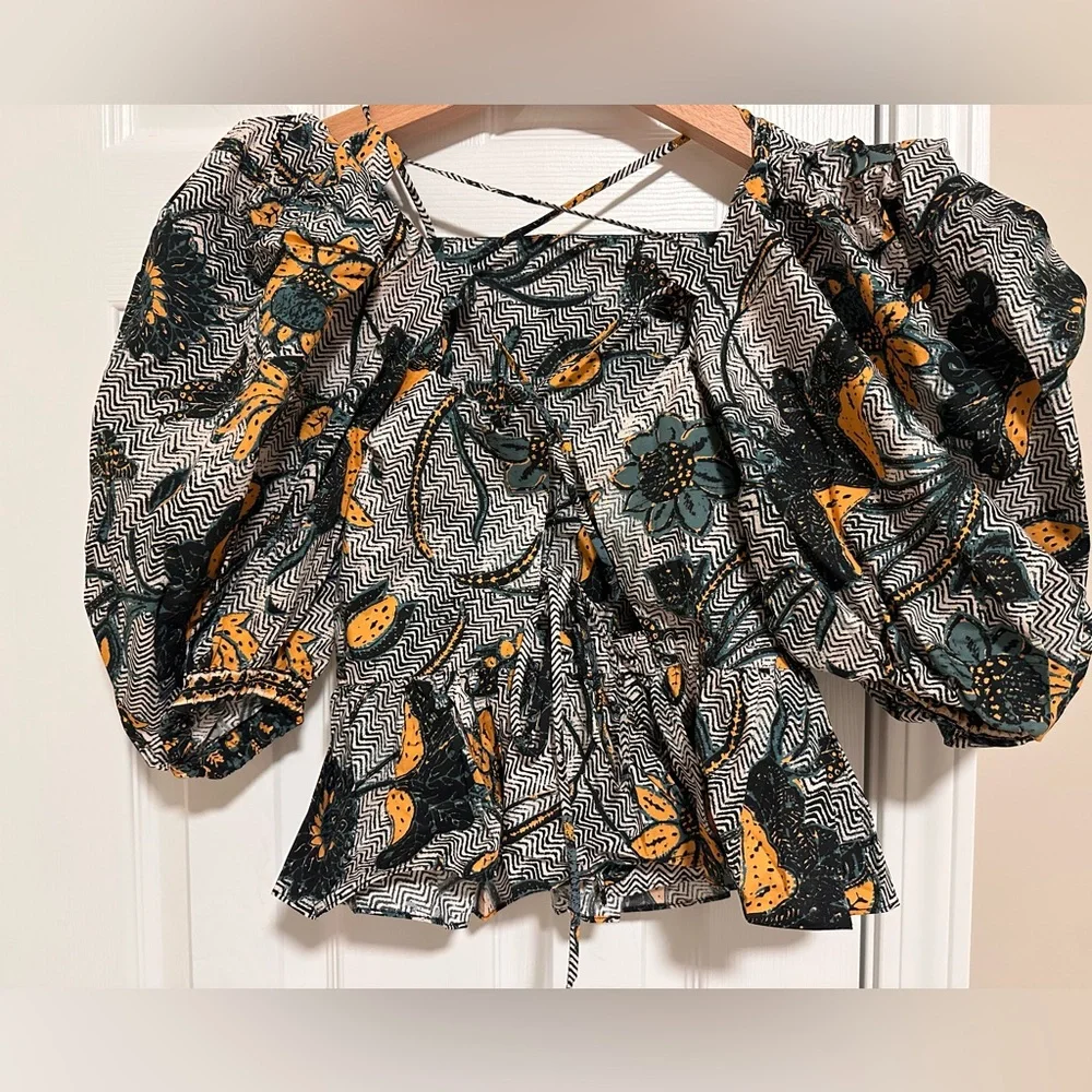 Ulla Johnson Carlotta Blouse Portofino Size 2